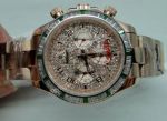 Rolex Daytona Rose Gold Watch Fake Rolex with Diamond Bezel 40mm Watch